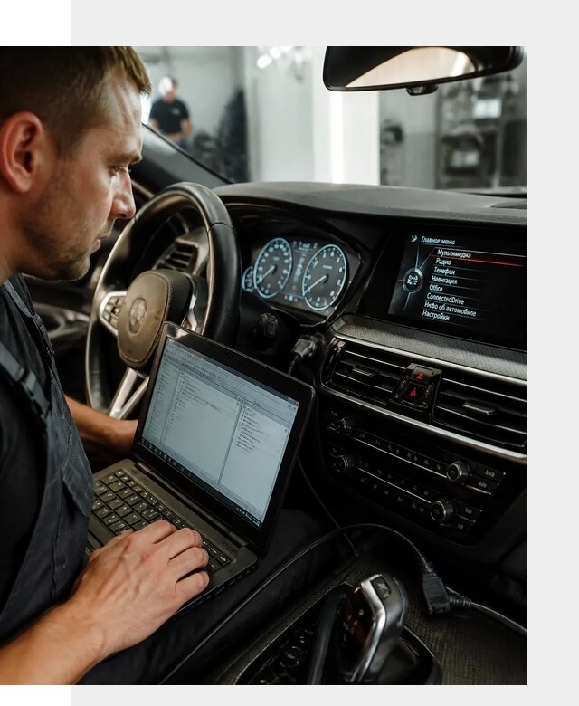 Русификация приборной панели BMW для авто в Тобольске от компании