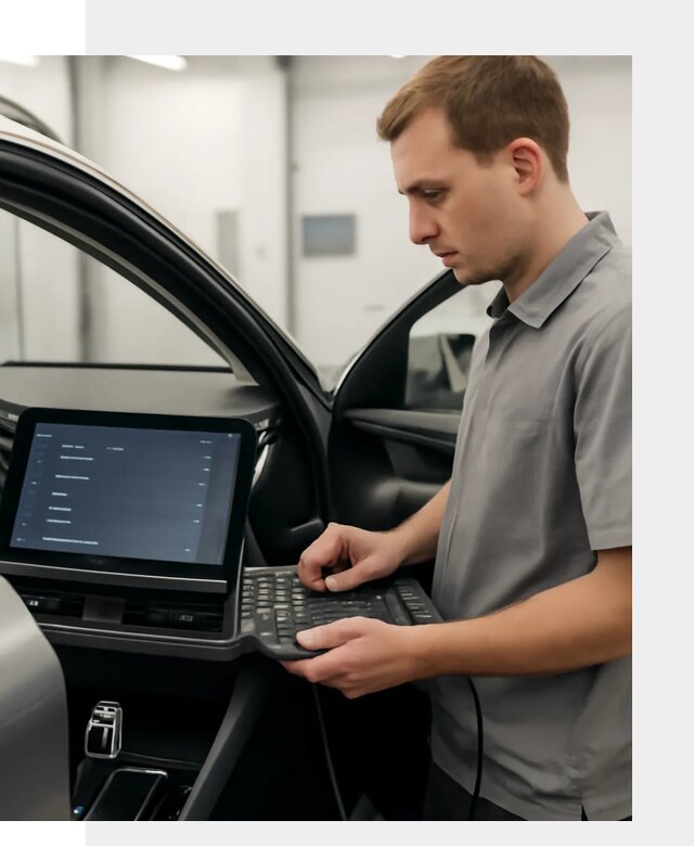 Русификация мультимедиа автомобилей Lynk Co в Тобольске