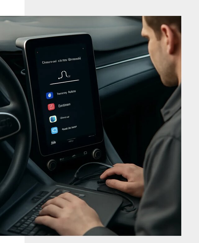 Установка приложений Lynk Co на автомобиль в Тобольске