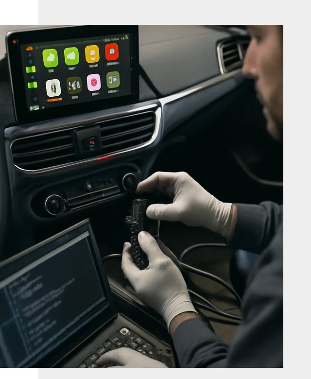 Активация Apple CarPlay в Тобольске для штатной мультимедиа