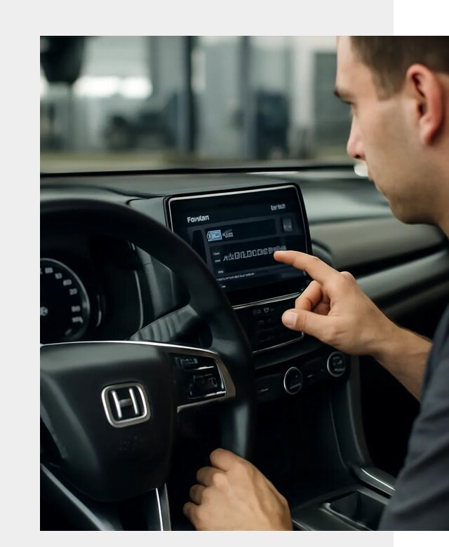Русификация панели приборов Honda в Тобольске по цене 5084 ФастМобиль-Тбл